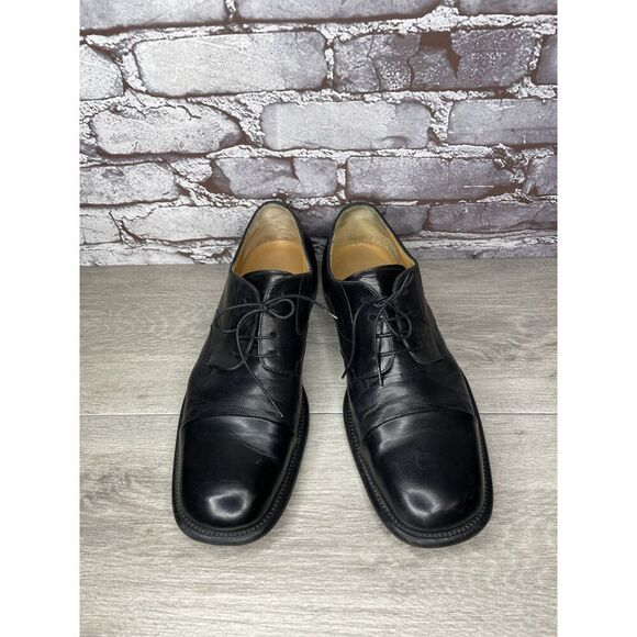 Bally Sailor Black Leather Oxfords Lace Up Dress Shoes Men’s Sz 10.5D US/44EU main image 9